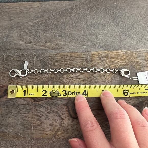 🍭6/$30 New Lia Sophia Silver Adjustable Infinitime Infinity Necklace Extender - Picture 5 of 5